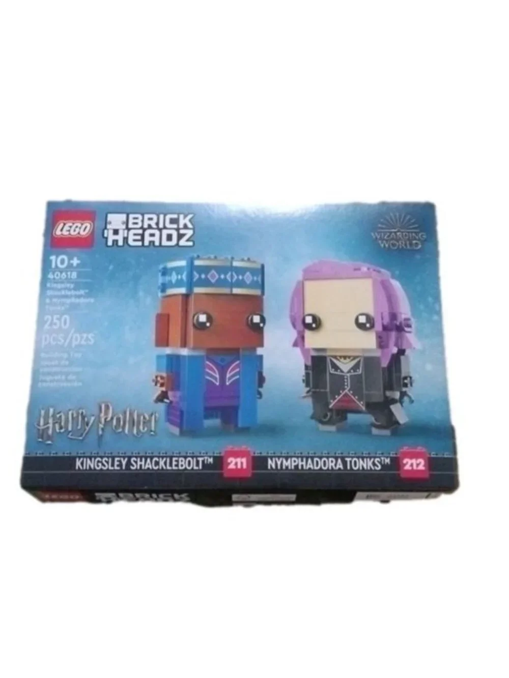 Lego 40618 Brickheadz Kingsley Shacklebolt & Nymphadora Tonks Figures